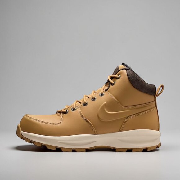 Nike Manoa Leather Mens Boots Size 8 Wheat/Haystack HF7095 700 (NEW) main image 7